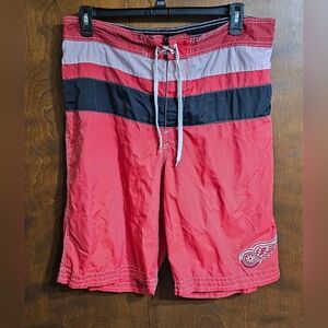 Detroit Red Wings Men's swim Trunks XXL Sz